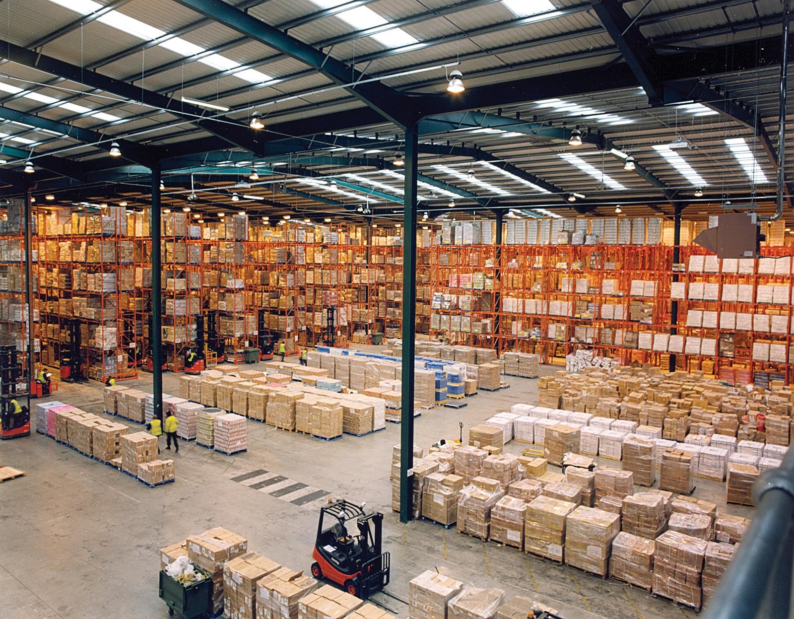 Industrial warehouse interior